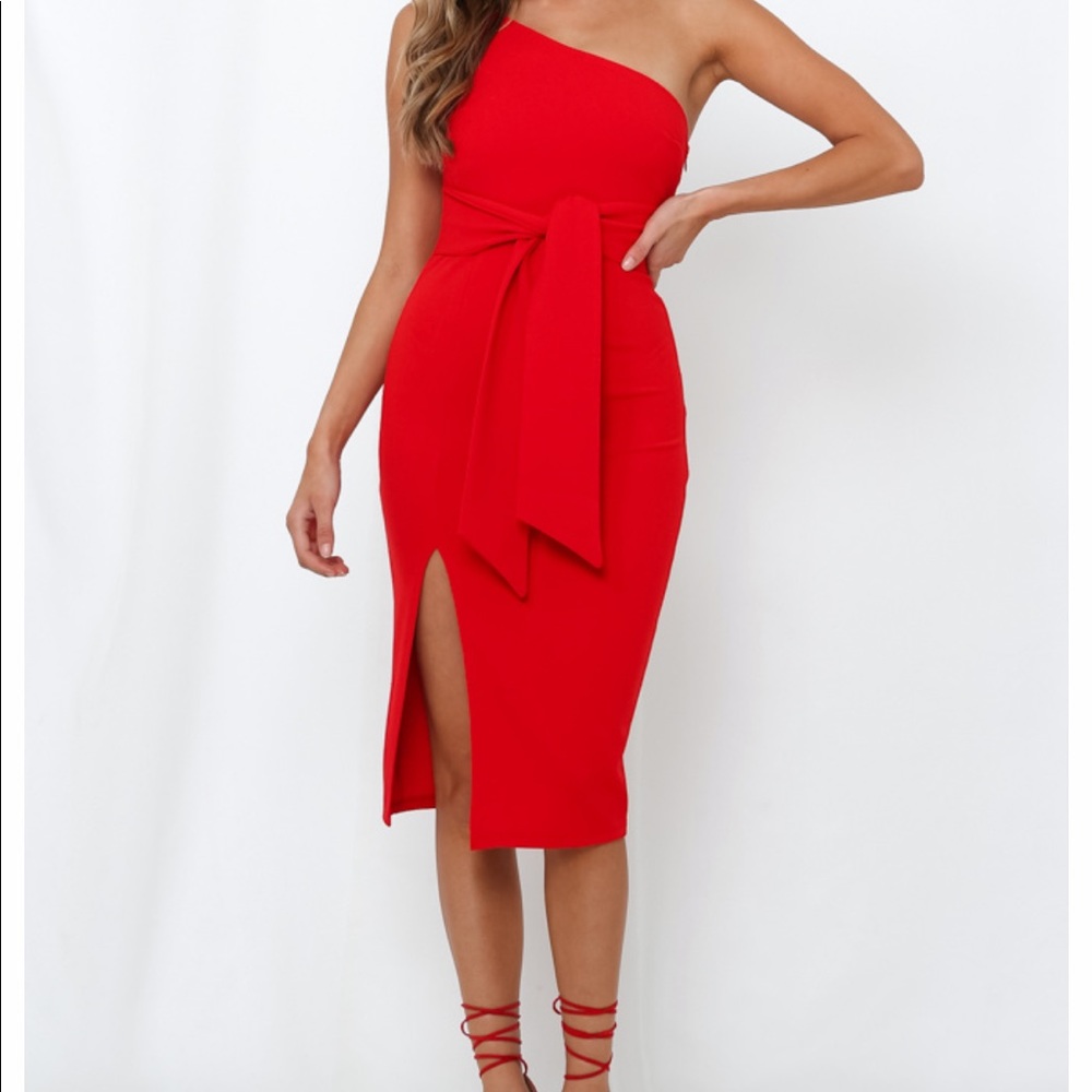 Hello Molly Not Like Other Girls Red Dress